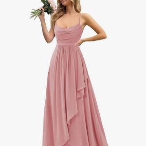 Chic Blush Maxi Dress
